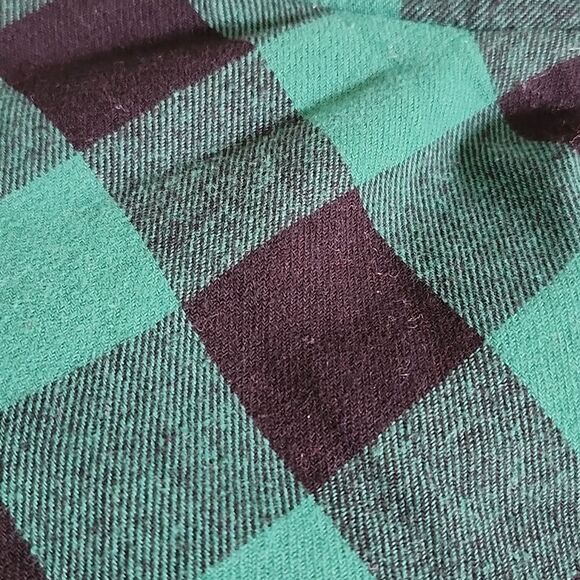 Risen NWT green & black buffalo check vest w sherpa lining - Picture 8 of 8